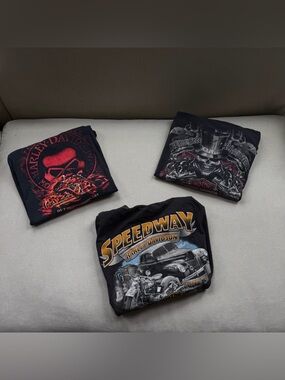Vintage Harley Davidson T-Shirt Lot of 3 Fits Like Large